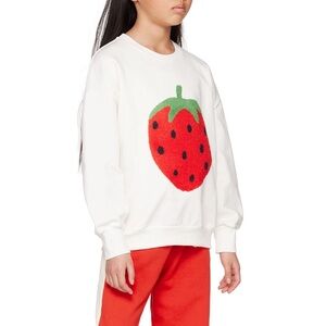 Mini Rodini Kids White Strawberry Sweatshirt